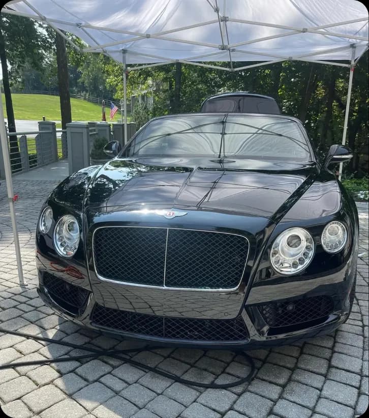 Bentley after a Solitaire detail
